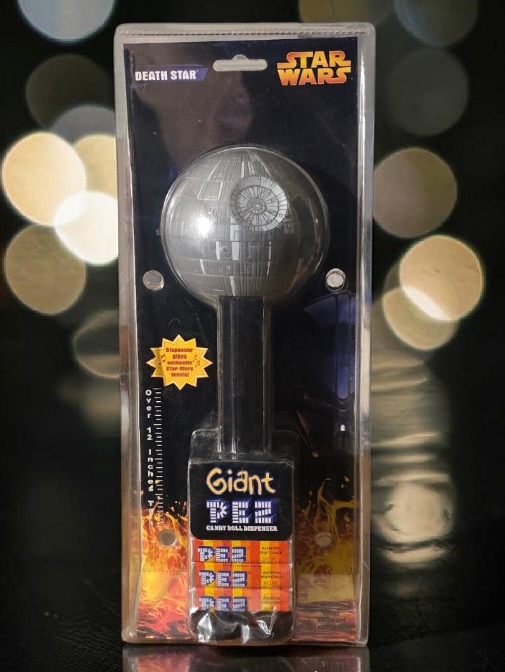 Star Wars Black Death Star Giant PEZ Candy Dispenser